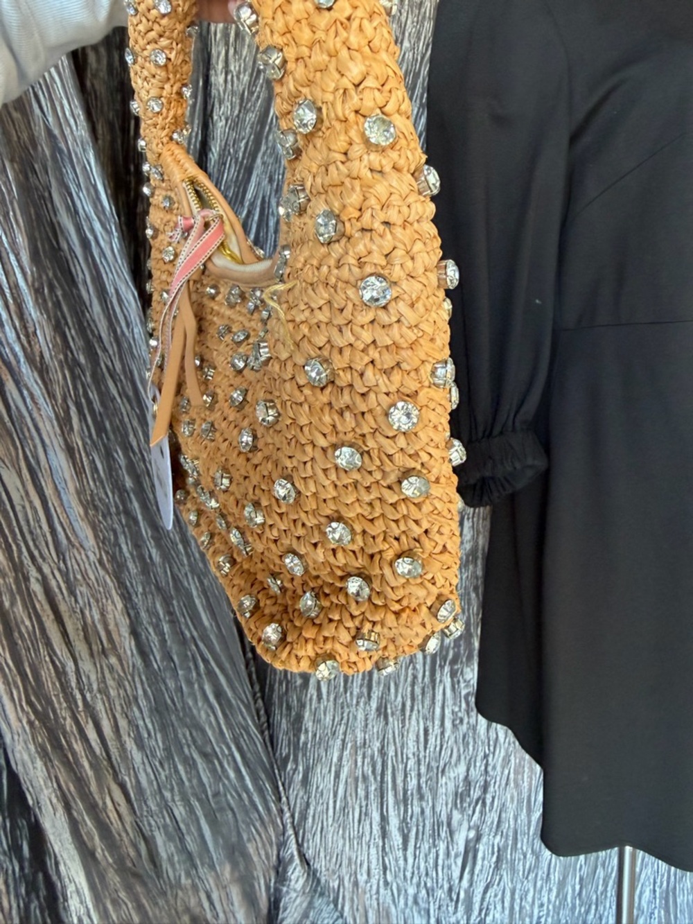 BTB Los Angeles Maeve Crystal Hobo Bag - Picture 11 of 16